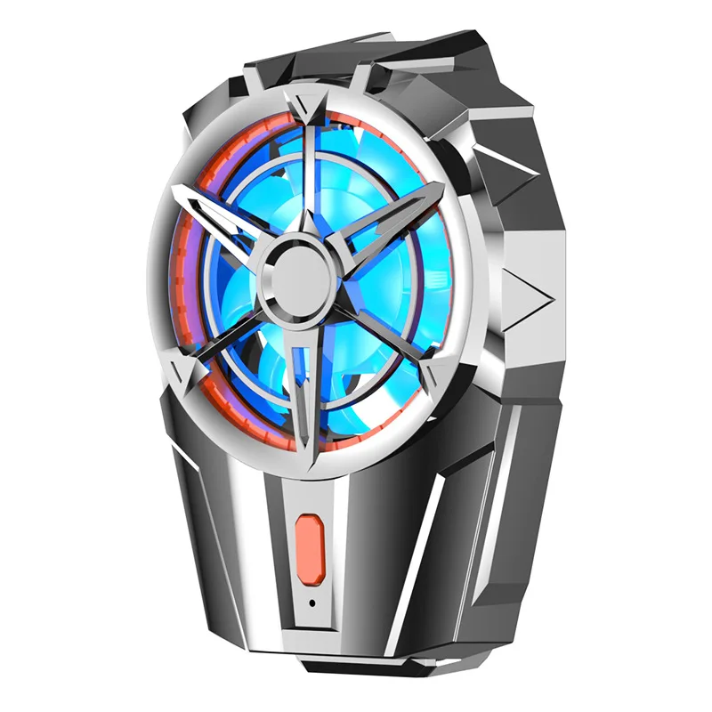 

The New X52 Mobile Phone Cooling Fan Radiator Pool Silent Air Cooling Silent Charging Three Speed Adjustable Phone Cooling