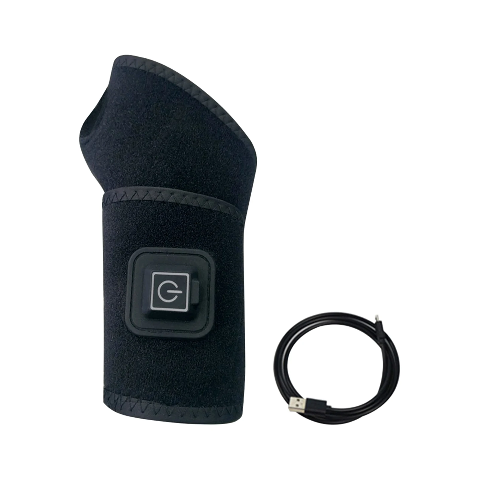 

Auto Shut Off Basketball Electric Wrist Brace Adjustable Band Pain Relief Tendonitis Waterproof Sports Heated Wrap Fitness