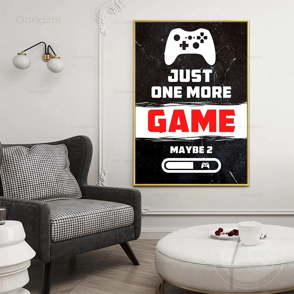 Игровой плакат Популярная Игровая консоль рандомный модный художественный