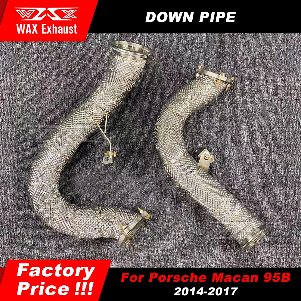 

car exhaust modified for macan 95B Car Accessories Stainless Steel Downpipe For porsche macan GTS Auto Replacement Parts Exhaust