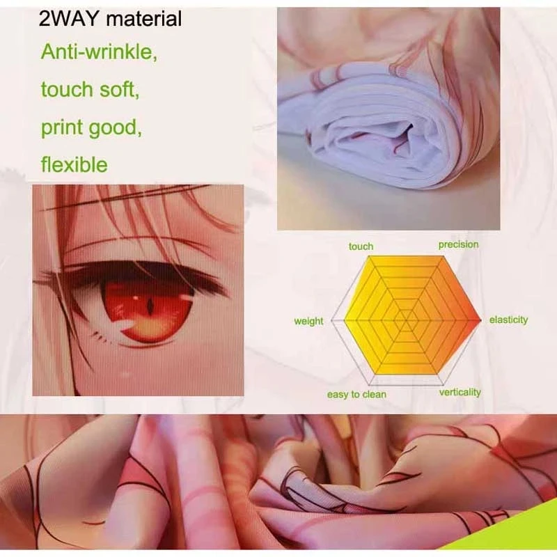 Чехол для подушки Game Honkai Star Rail Raiden Bosenmori Mei Acheron Dakimakura Waifu 2-сторонний принт