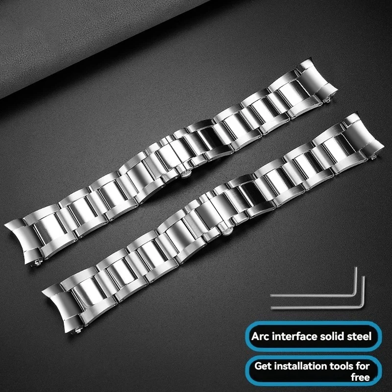 23 мм высококачественная цепочка для часов с изогнутым концом Blancpain 50 Fathoms Series 5000