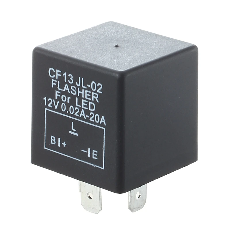 

Electronic Car Flasher Relay to Fix LED Light Hyper Flash Fast Signal 3 Pin