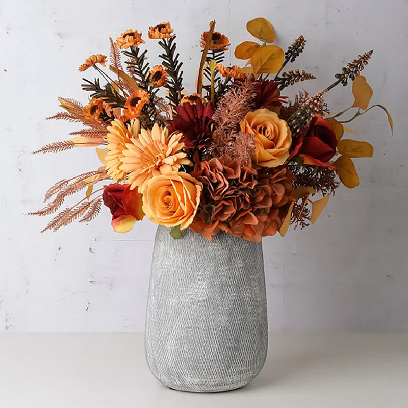 

Chinese Art Ceramic Vase Aesthetic Minimalist Vases Interior Antiques Plant Pot Dried Flowers Wazony Decoration Living Room