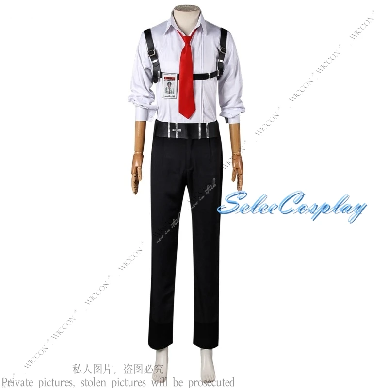 REVENGE Косплей Костюм Парик Limbus Company Heathcliff Ролевая игра Хэллоуин Вечеринка Женщина