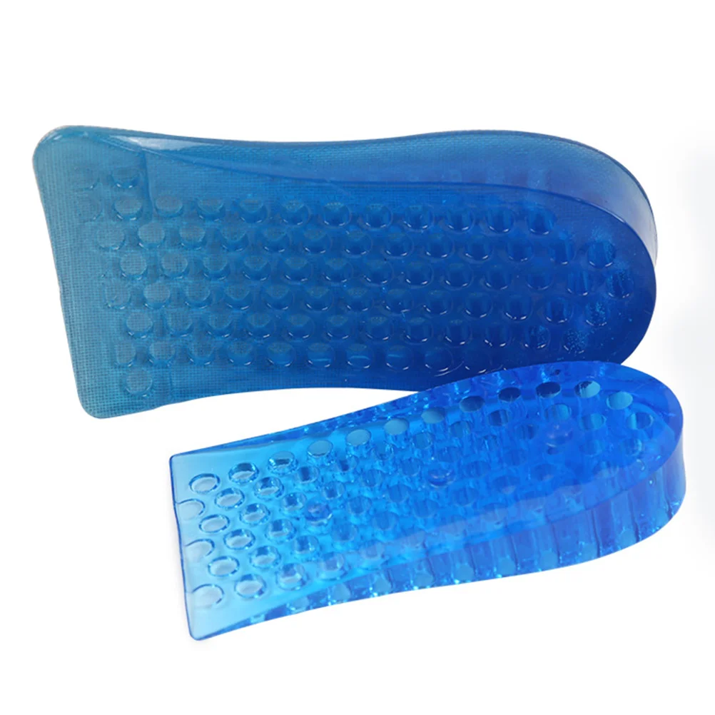 

1 Pair Height Half Elevator Insole 2 Layer Silicone Increased Insoles Shoe Pads for Men Women 45CM