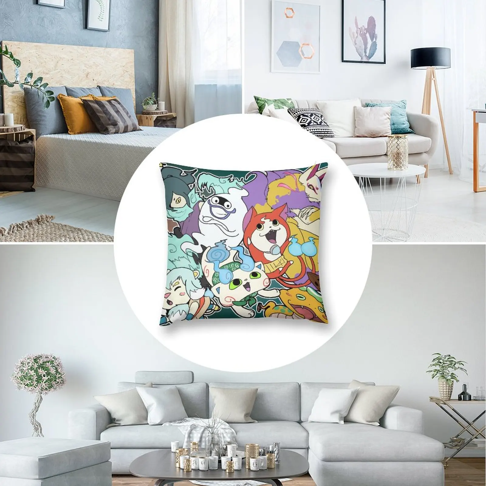 Yo Yo-kai Watch Декоративная подушка Аниме Рождественские наволочки наволочка Подушка