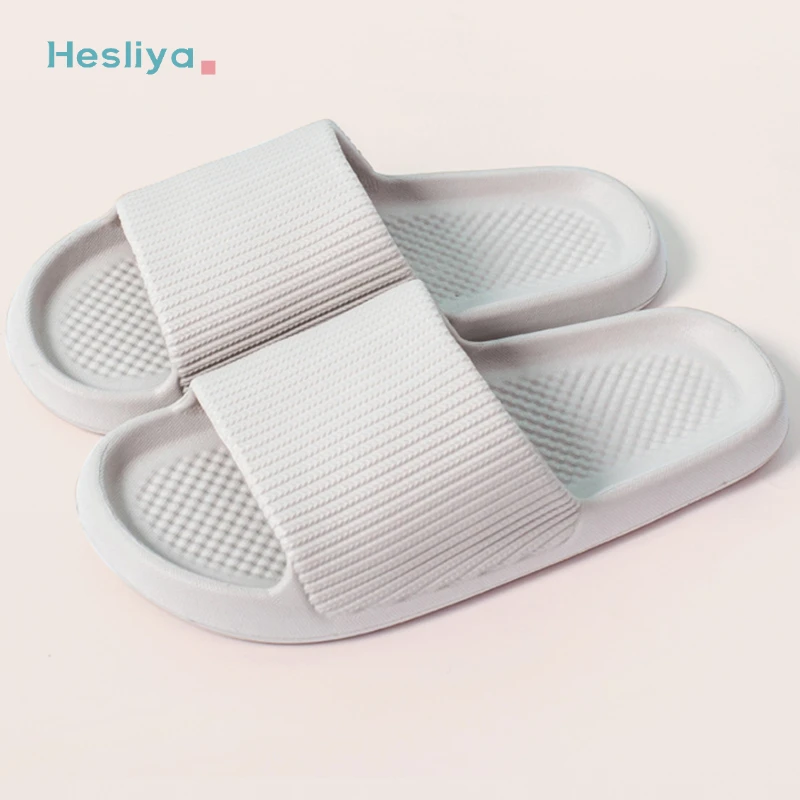 

Summer Slippers Platform Shoes for Women EVA Beach Sandals Women Slides Soft-soled Indoor Men Mute Non-slip Household Flip Flops