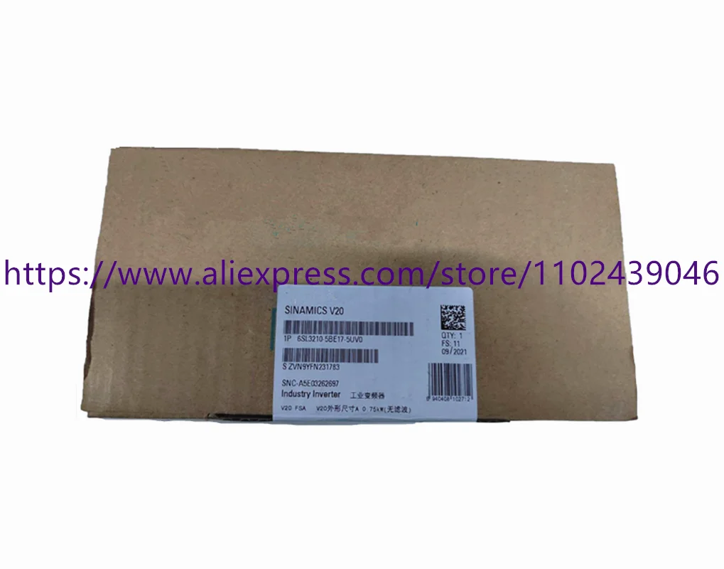 

Новый и оригинальный точечный ассортимент 6SL3210-5BE17-5UV0