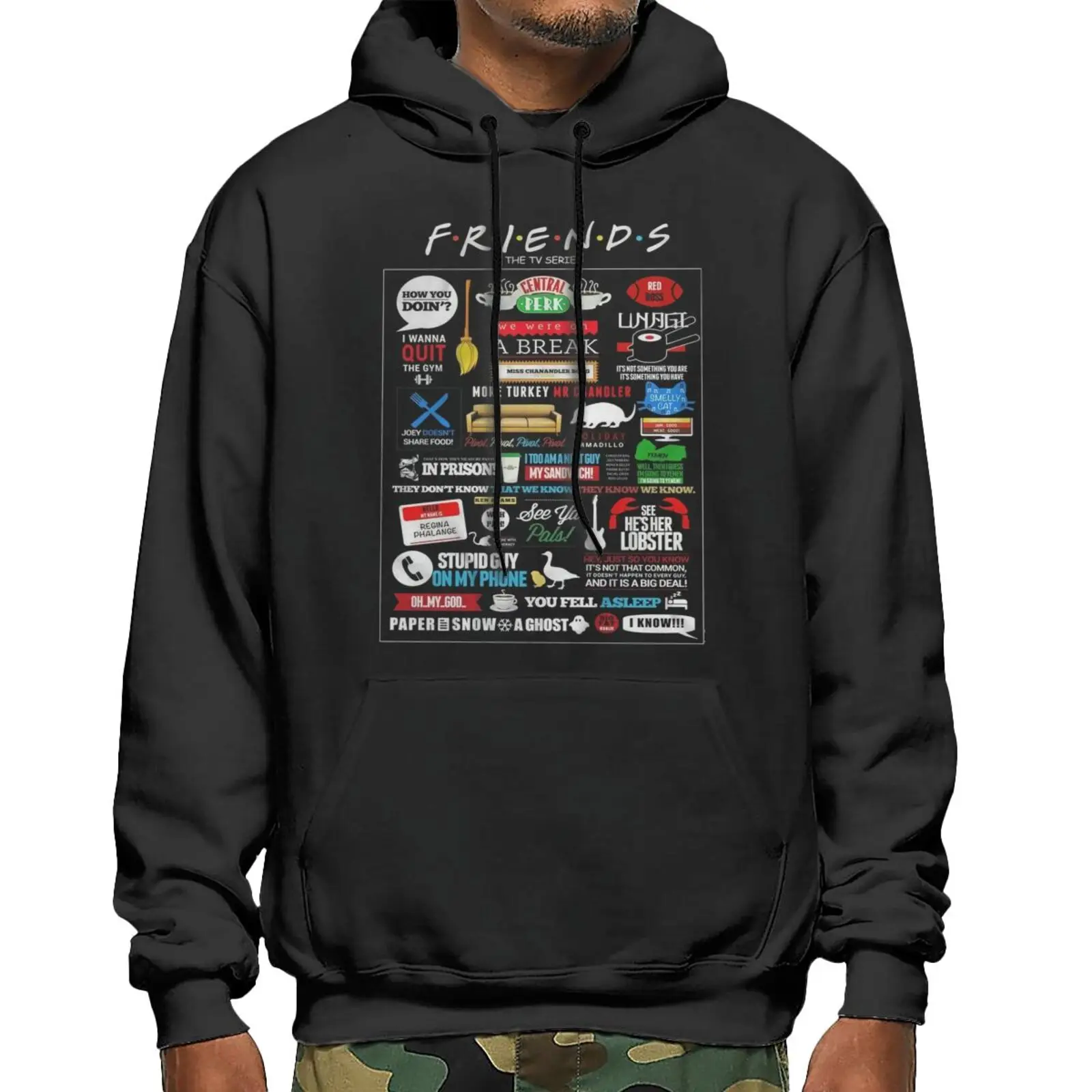 

Friends Tv Show The Tv Series Sweatshirts Hoodies Streetwear Men Women's Sweatshirt Female Sweatshirt Woman Clothes Zip Hoodie