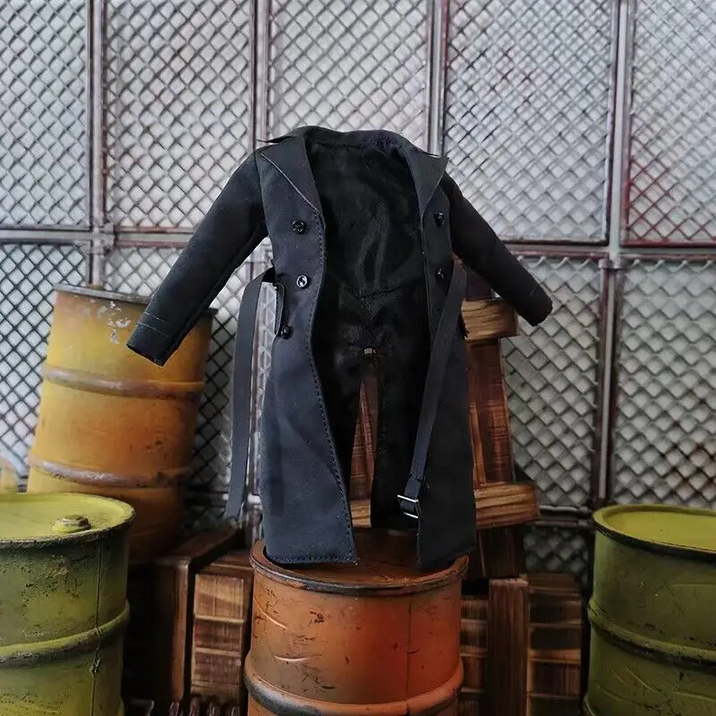 

1/12 Black Coat 1:12 coat male 1:12 clothing for 6" body