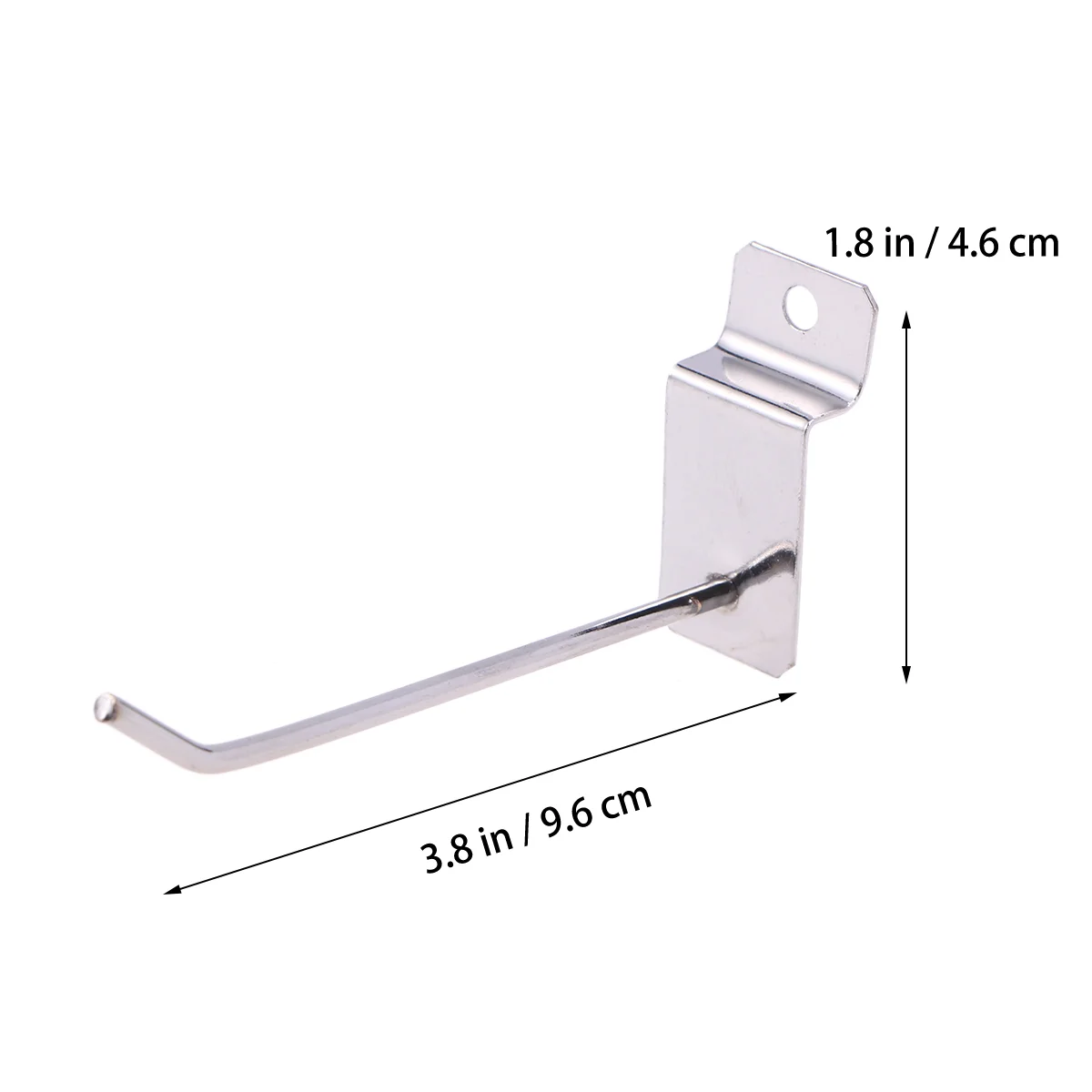 20Pcs Slatwall Hooks Retail Store Hook Display Panel Perfectly Items Products for Your Room Garage St