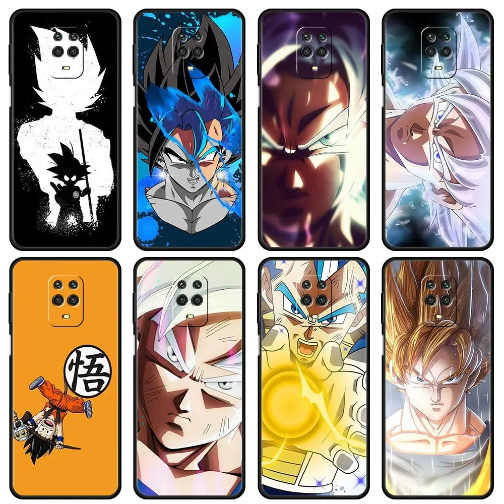 

Dragon Ball Goku Case for Xiaomi Redmi Note 9S 9 10 Pro 8 7 8T 9T 11Pro Phone Cover Shell Coque Back Protective Bumper
