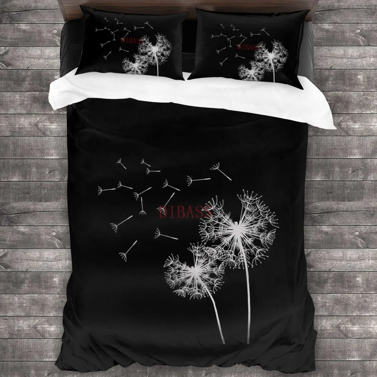 

Pusteblumen - Dandelions Soft Microfiber Comforter Set with 2 Pillowcase Quilt Cover With Zipper Closure