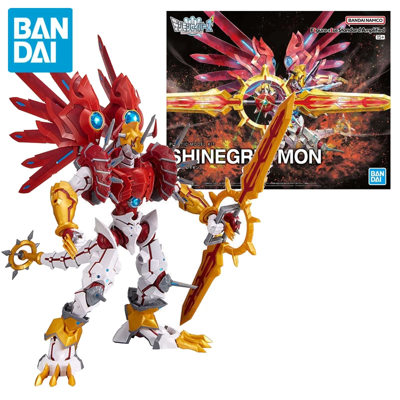 Оригинальная фигурка Bandai Digimon Adventure Shinegreymon фигурка-Rise Frs аниме сборная модель