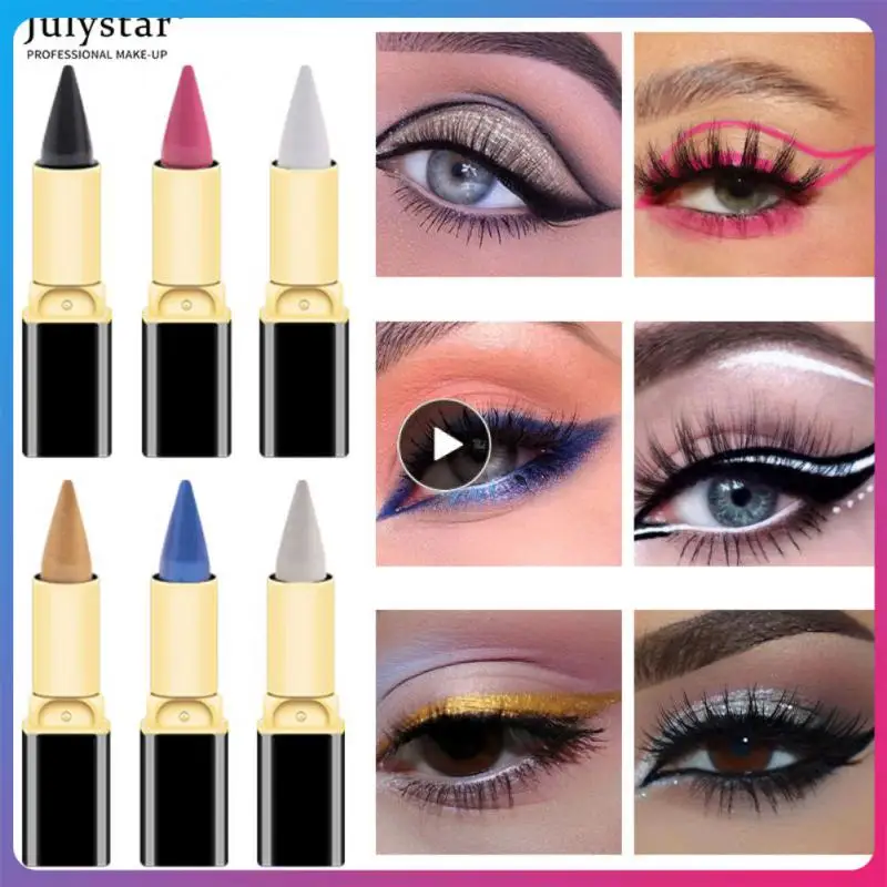 

Gel Eyeliner Pen Retractable Eyeliner Waterproof Non-smudge Explosion Eyebrow Pencil Women Makeup Professional Korean Cosmetics