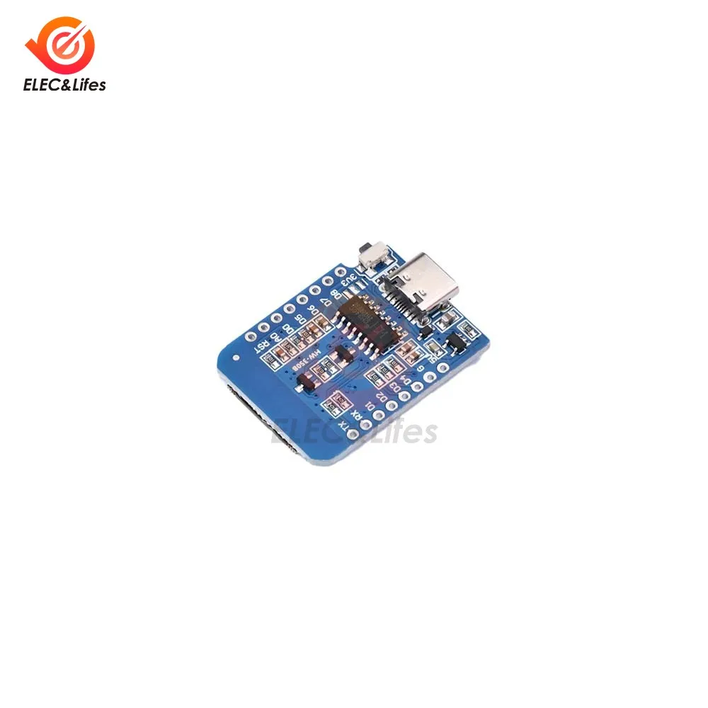 2 шт. D1 Мини-плата для разработки Wi-Fi ESP8266 Φ CH340G CH340 Wemos Mini Nodemcu Lua Iot плата 3 В