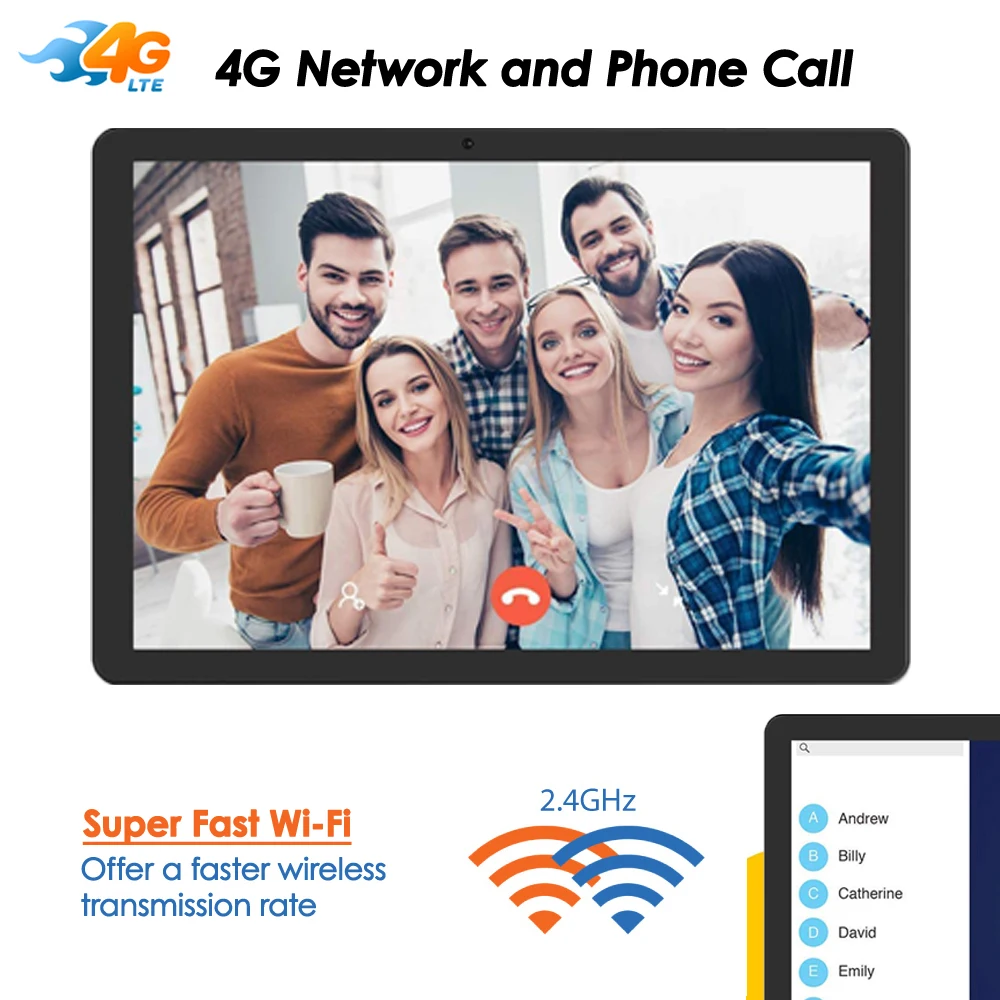 Новая модель планшета 10 1 дюймов планшет Android 0 6 Гб RAM 64 ROM 4G LTE 5G WiFi Bluetooth GPS 6000 мАч