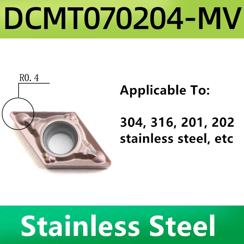 

DCMT070202 DCMT070204 DCMT070208 MV HAH TM HQ HMP HM MP Внутренние токарные инструменты из твердого сплава Токарный станок с ЧПУ Твердосплавные вставки