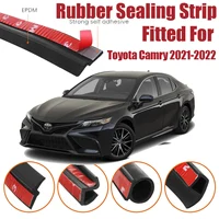 Door Seal Strip Kit Self Adhesive Window Engine Cover Soundproof Rubber Weather Draft Noise Reduction For Toyota Camry 2021-2022