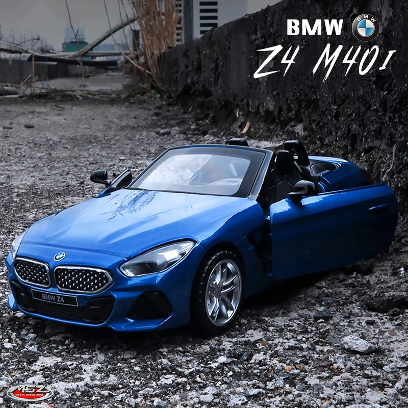 

Модель автомобиля BMW Z4 M40i из металлического сплава, 1:30