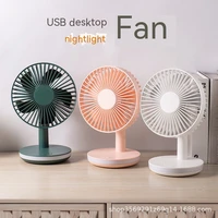 desktop fan 2000mah battery capacity usb charging desk cooler 3 speed adjustable low noise rechargeable fan