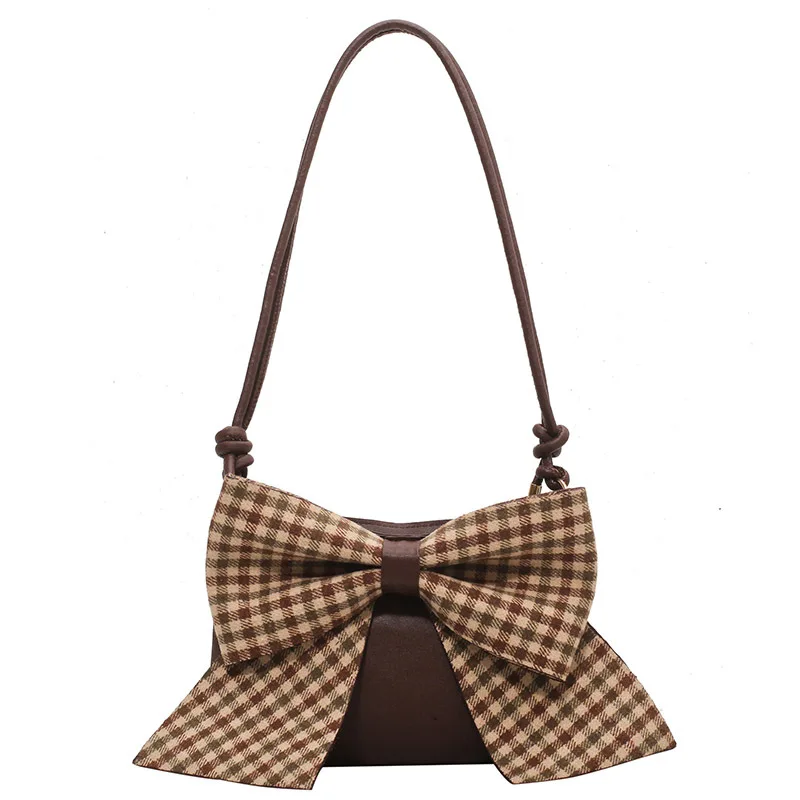 

Shoulder Messenger Canvas Women's Fashion Bag 2022 Trend Mini Crossbody Bow the Tote Bags for Women Handbag Luxury Designer