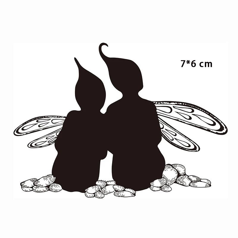 

Little Fairy Clear Stamps for DIY Scrapbooking Card Transparent Silicone Stamp Making Photo Album Crafts Decor