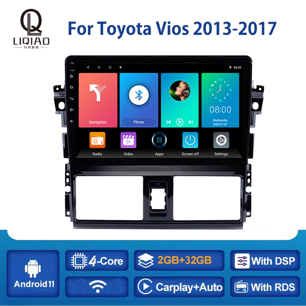 

Автомагнитола LIQIAO 2DIN для Toyota Fortuner HILUX Revo Vigo 2007-2015, автомобильный мультимедийный видеоплеер, магнитофон, Раздельный экран, Wi-Fi