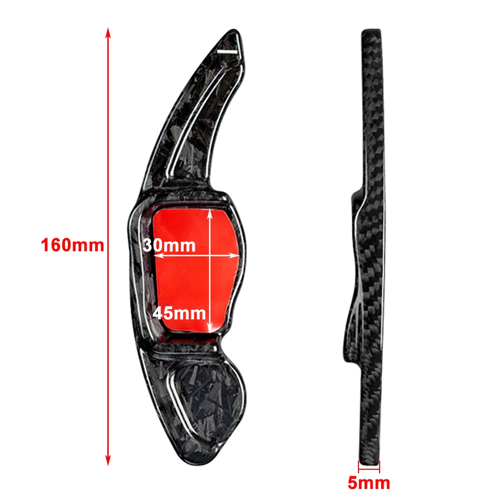 Кованое углеродное волокно удлинитель рулевого колеса автомобиля для VW Golf MK5 MK6 GTI