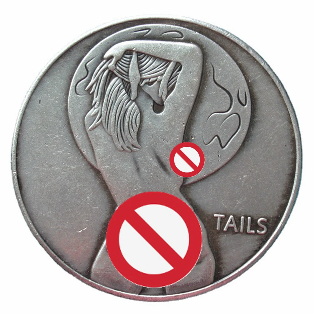 

HB(170) монета американского доллара Моргана Хобо, Посеребренная копия монеты монета с черепом