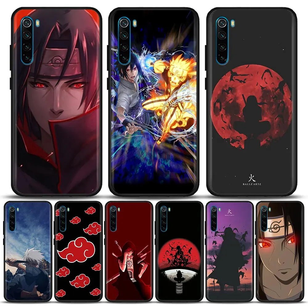 

Naruto Phone Case for Xiaomi Redmi 6 Pro 6A 7A 8A Note 7 8 Pro 8T Note 9 9S Pro 9T Itachi Skunk Sasuke Anime Soft TPU Silicone