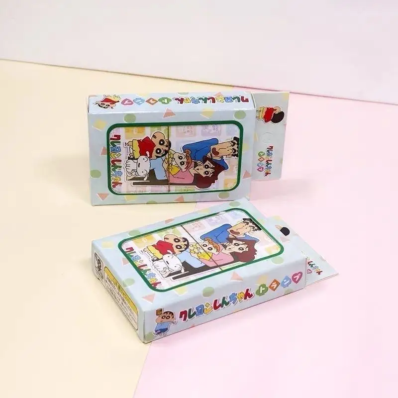 Kawaii Crayon Shin-chan Аниме Периферийные устройства Мультяшные карты Вечерние игральные