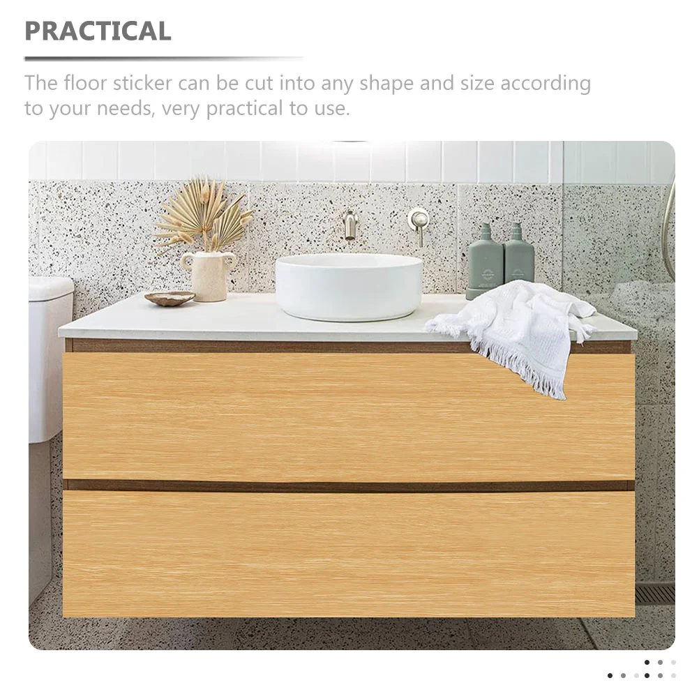 Peel and Stick Backsplash Наклейки на пол под дерево Съемный водонепроницаемый ресторан