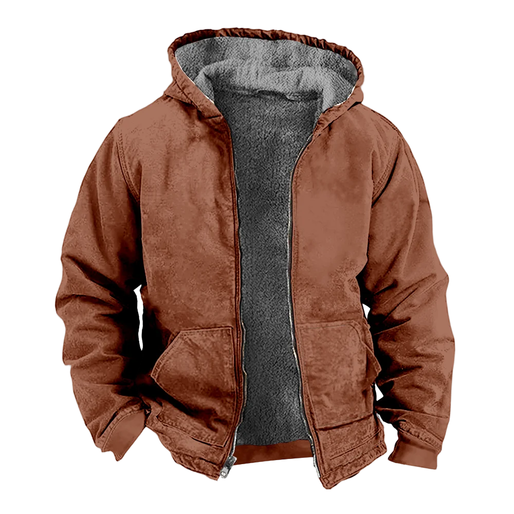 Мужские зимние куртки пальто однотонная хлопковая одежда с узором свободного