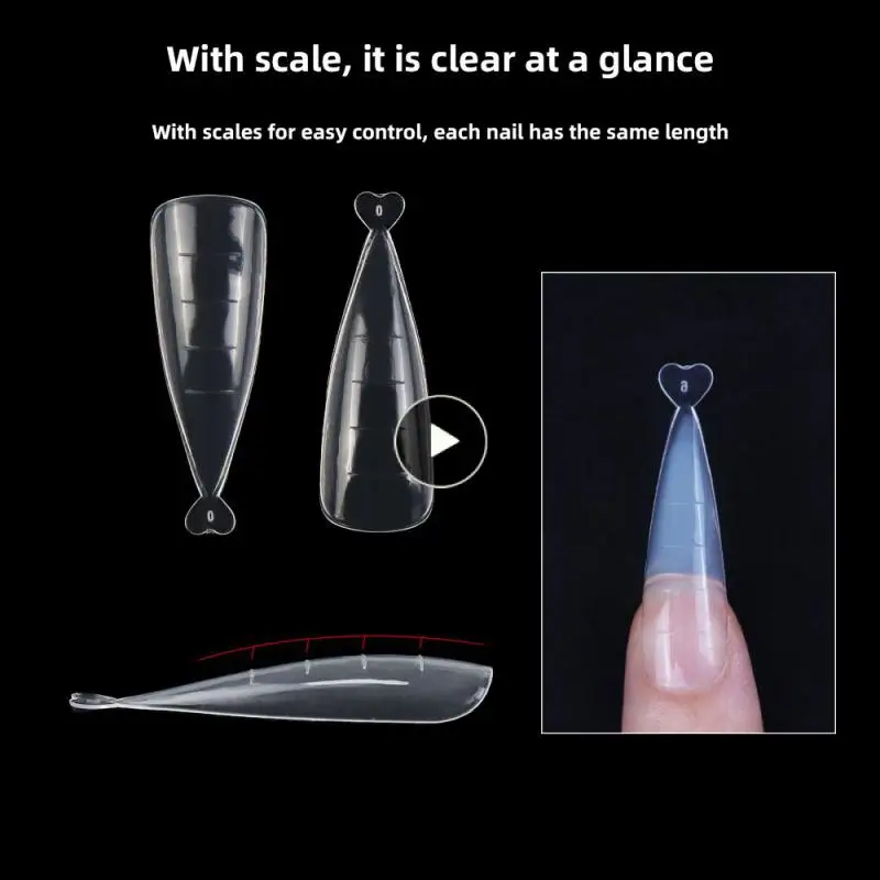 

Diy Art Decoration Building Gel Mold Quick Building Mold Fake Nail Full Cover Stiletto Nail Extension False Nail Nail Mold