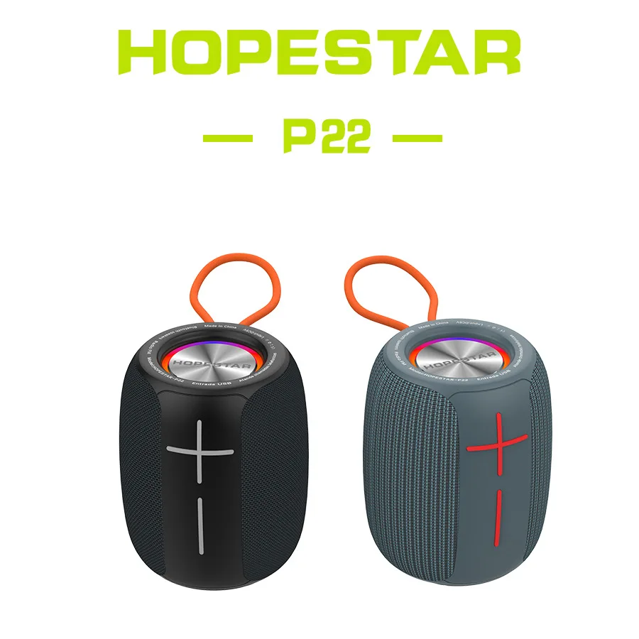 

Wireless caixa de som Bluetooth Speaker Portable IPX6 Waterproof Bass Column Music Player Subwoofer Speaker SupportsTWS FM Radio