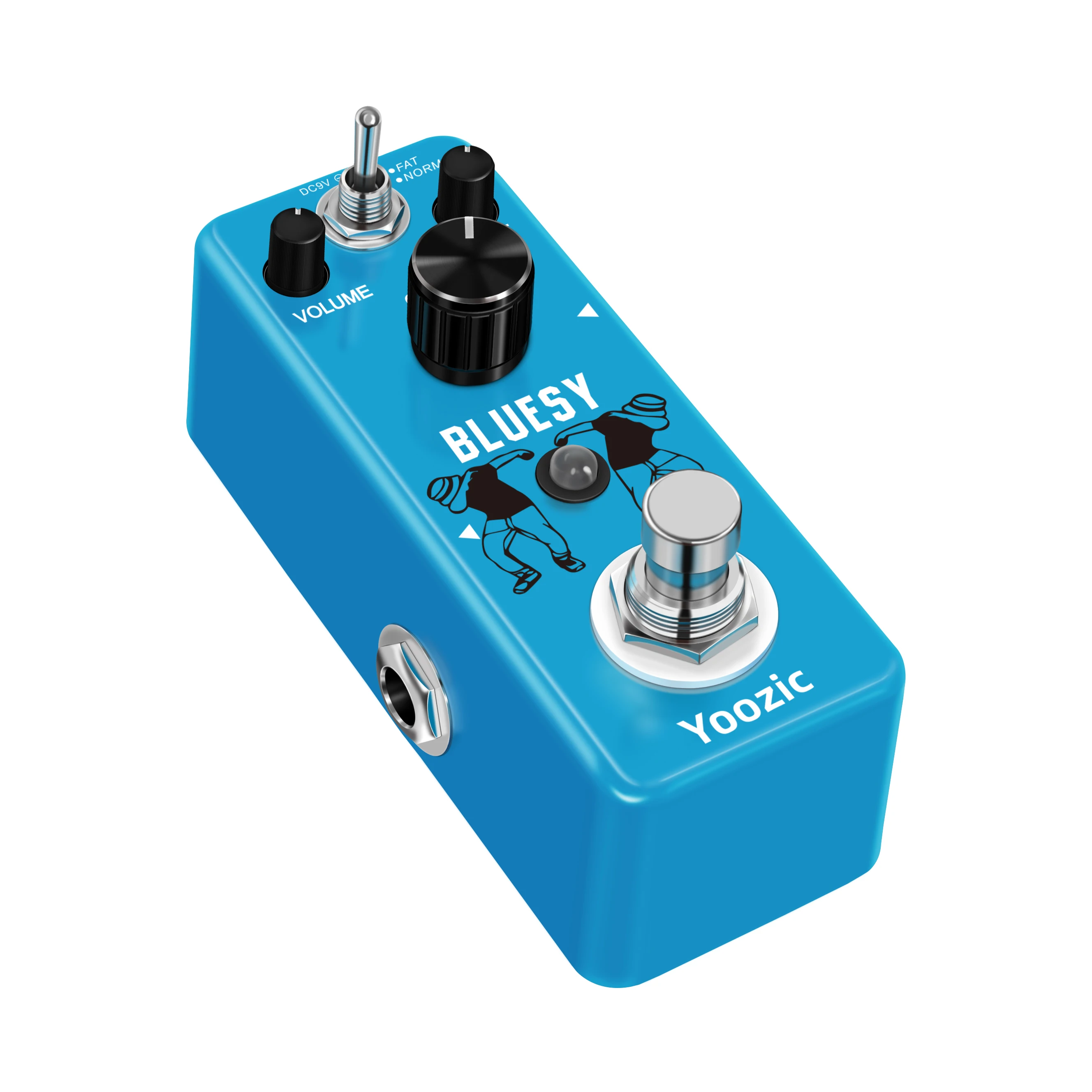Yoozic LEF-321 Bluesy Blues Overdrive Guitar Effect Pedal Aluminum Alloy Shell True Bypass Guitar Parts & Accessories