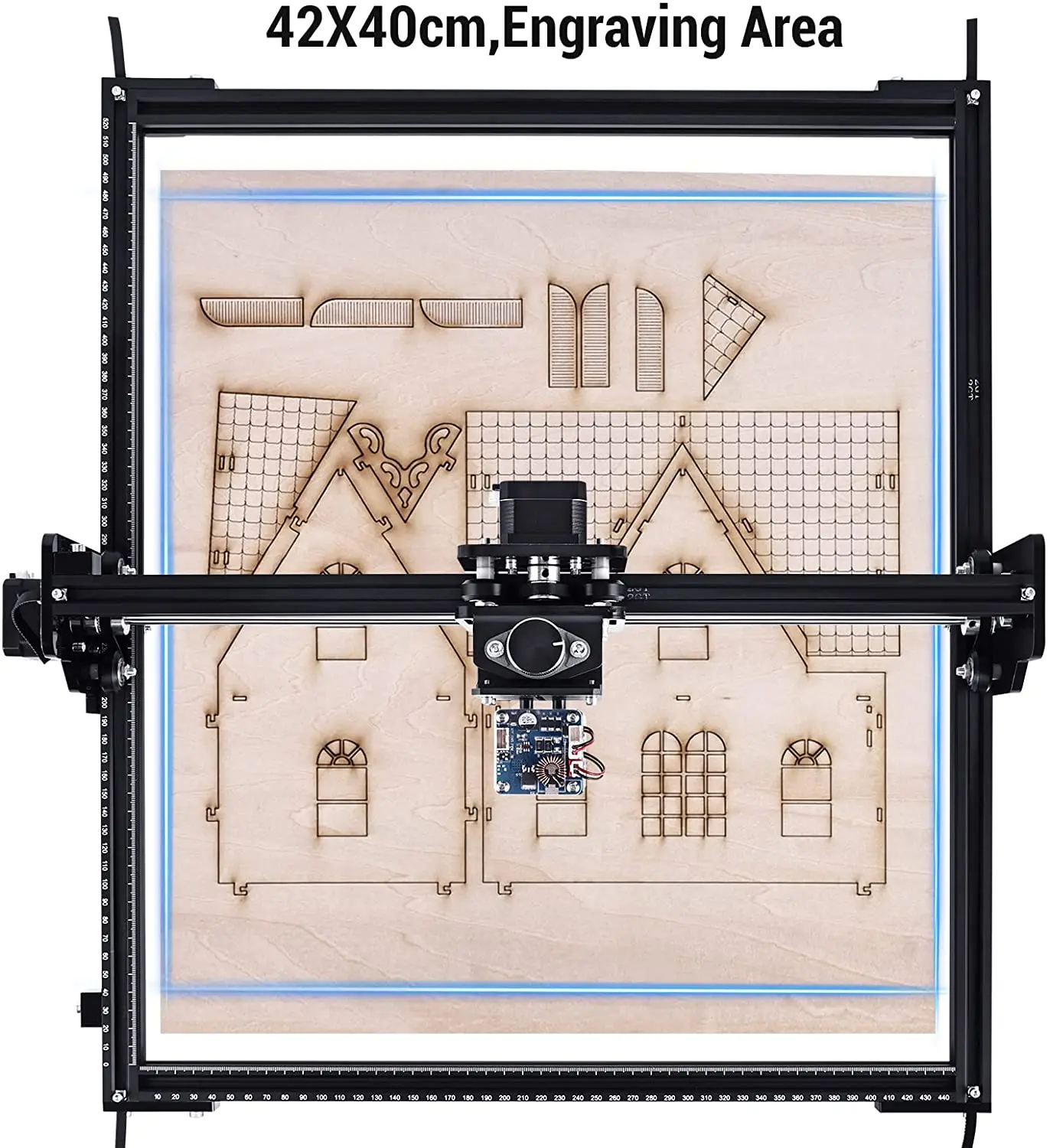 

Upgrade Mini Portable 40w CNC DIY Diode Laser Engraver Machine For Glass, S.S, Plywood