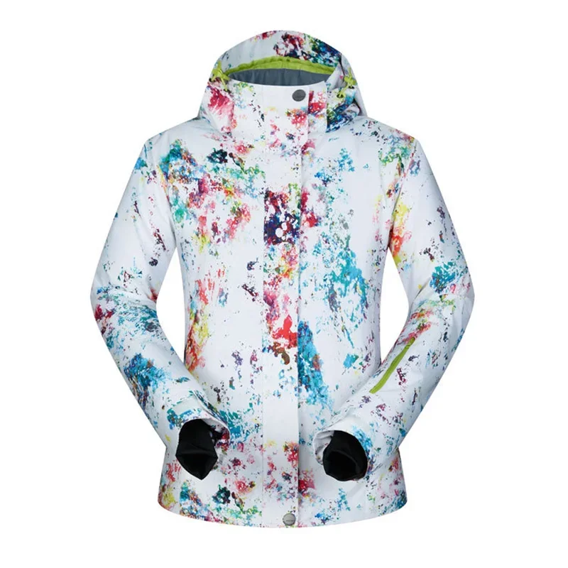 Спортивные водонепроницаемые женские зимние пальто для сноуборда теплые лыжные