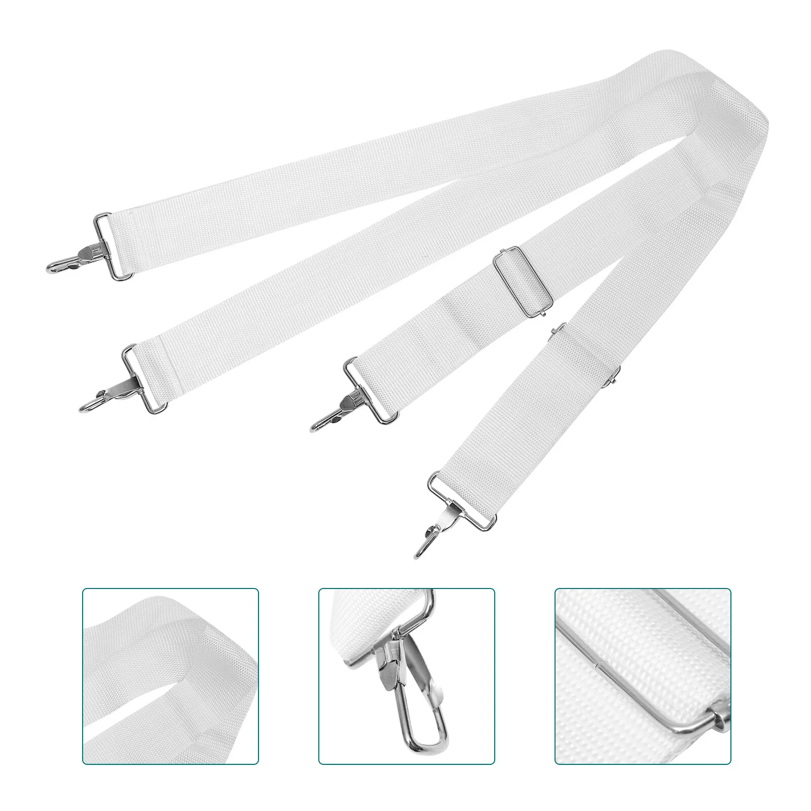 

Snare Drum Strap Snare Strap Drum Strap Sling Snare Drum Sling Strap Belt Adjustable Nylon White Snare Drum Shoulder Sling