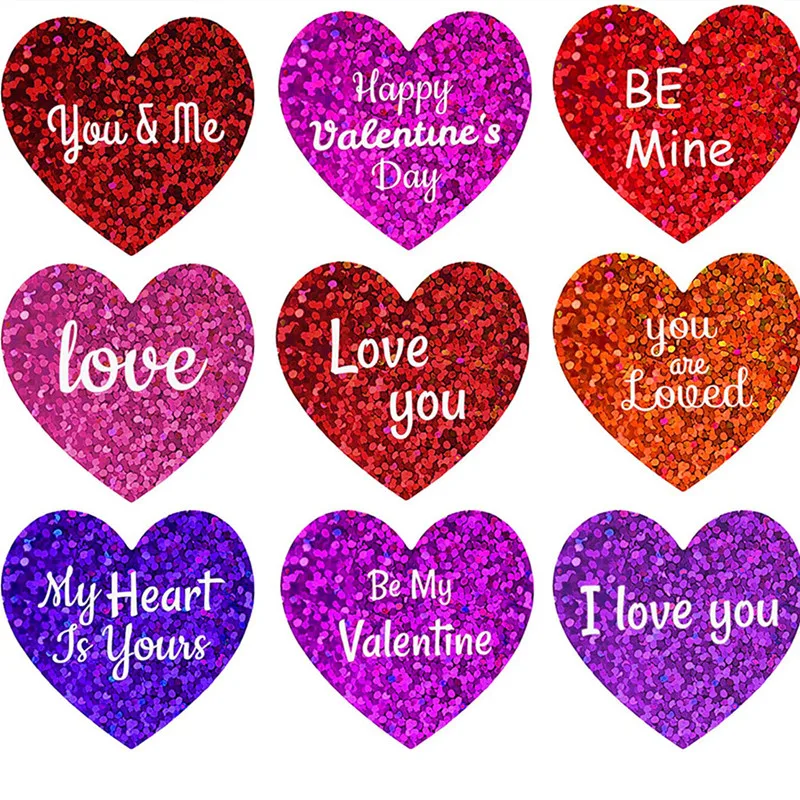 

500pcs Wedding Gifts for Guests Kraft Handmade with Love Sticker Packaging Gift Box Candy Sticker 2023 Valentine's Day Presents