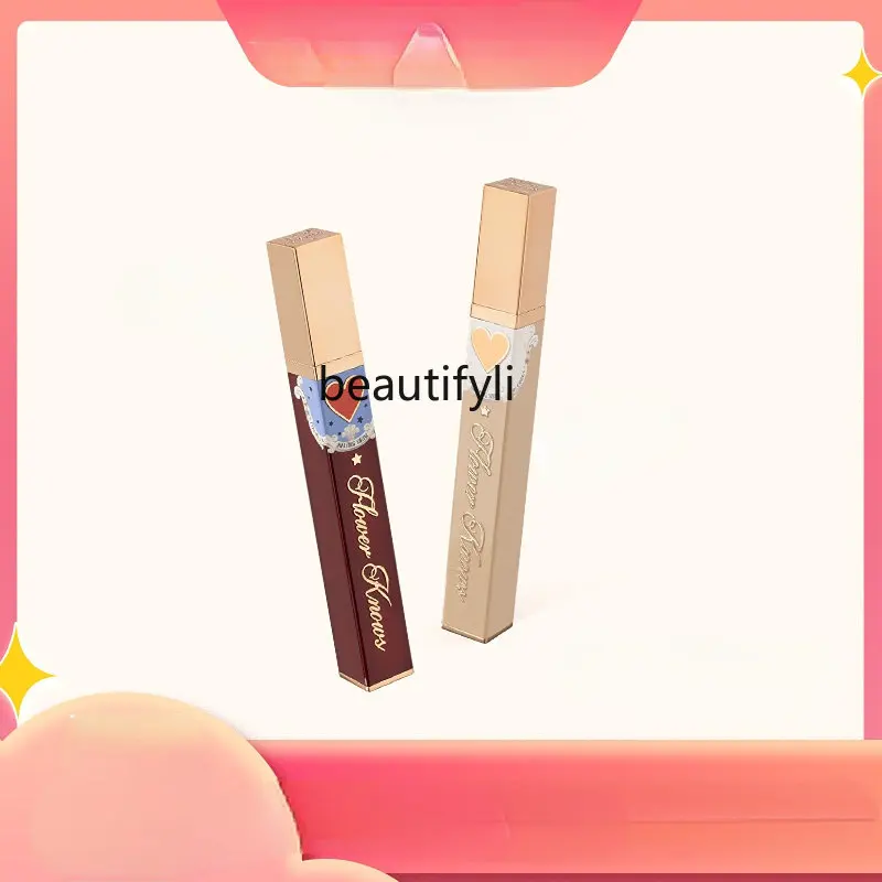 

yj Flower Know Lip Mud Lipstick Plain Lip Lacquer Daily Milk Tea