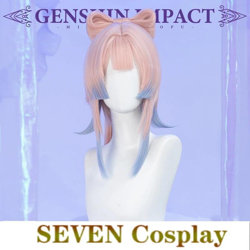 

Семь Косплей искусственная игра Genshin Impact Raiden Shogun Baal косплей парик
