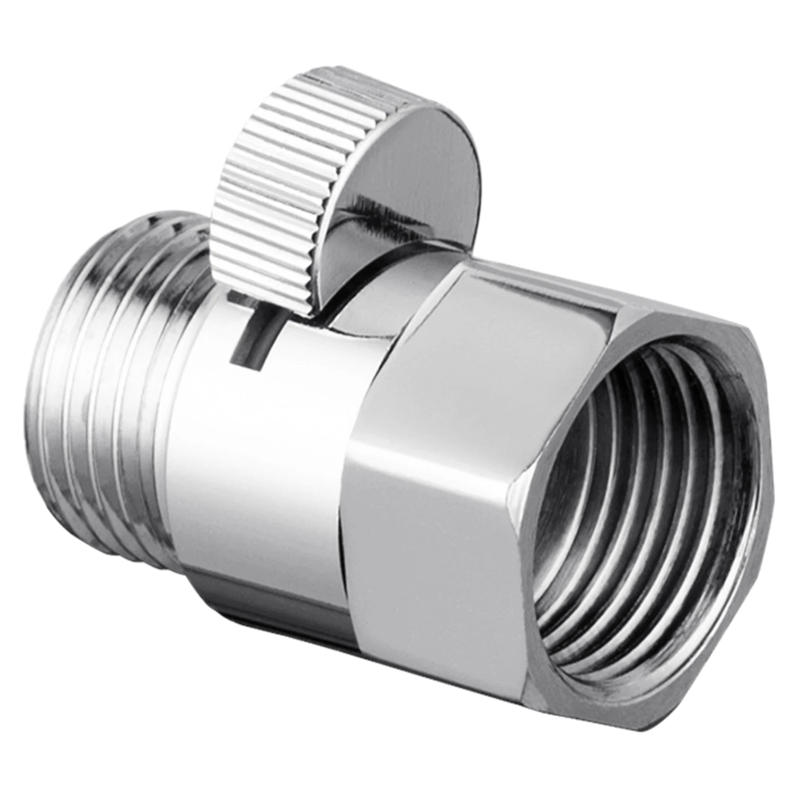 

Hose Regulator Bidet Sprayer Handheld Shower Control Valve Replacement Part G1/2 Adjustable Pressure Brass Water Flow Head Metal