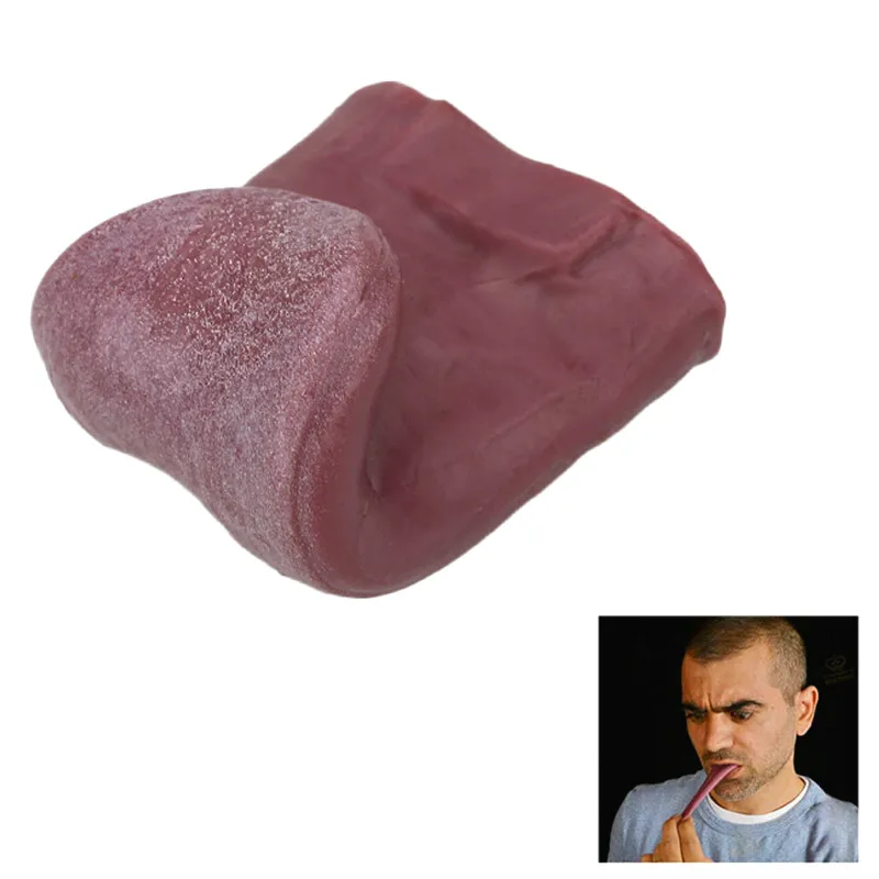 Розыгрыши шутки купольный язык трюк волшебный ужасный поддельные приколы