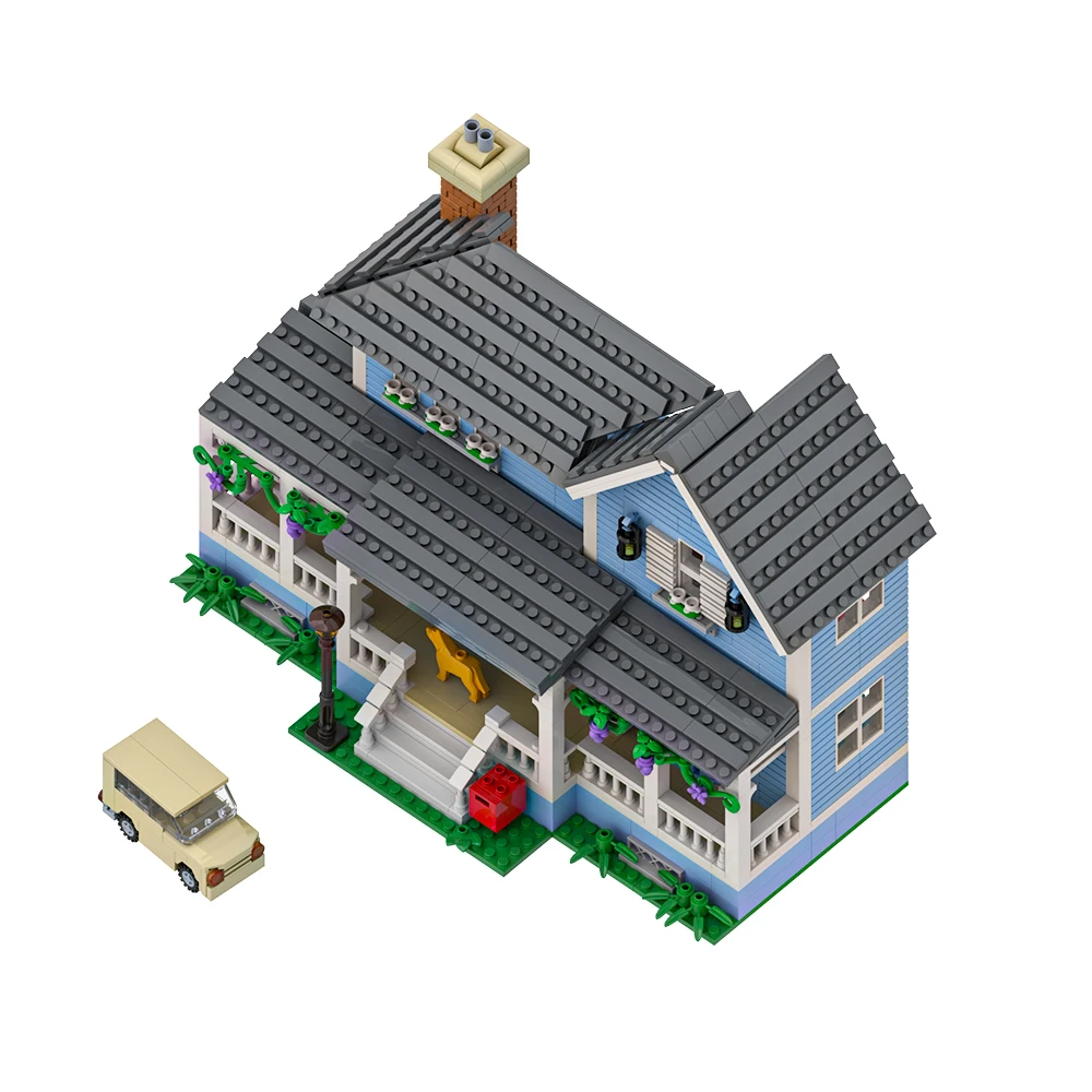 GOBRICKS набор строительных блоков Модель дома из Gilmore Girls 1177 деталей