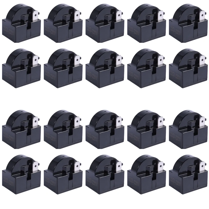

20X Plastic Case 22 Ohm 2 Pins PTC Starter Relay For Refrigerator