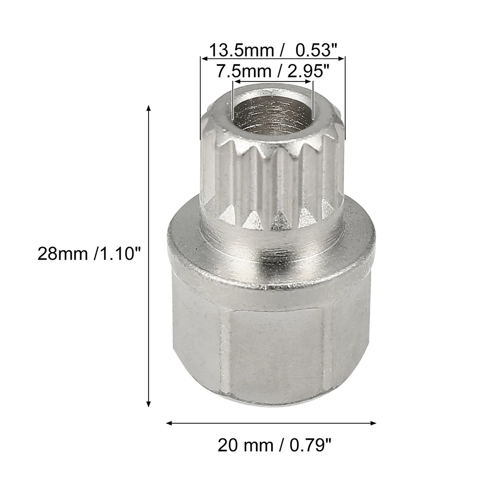 

Anti Theft Wheel Lock Lug Car Wheels Part 1pcs 32/16PT Car Accessories Nut Screw Removal Key Remove Wheel Steel