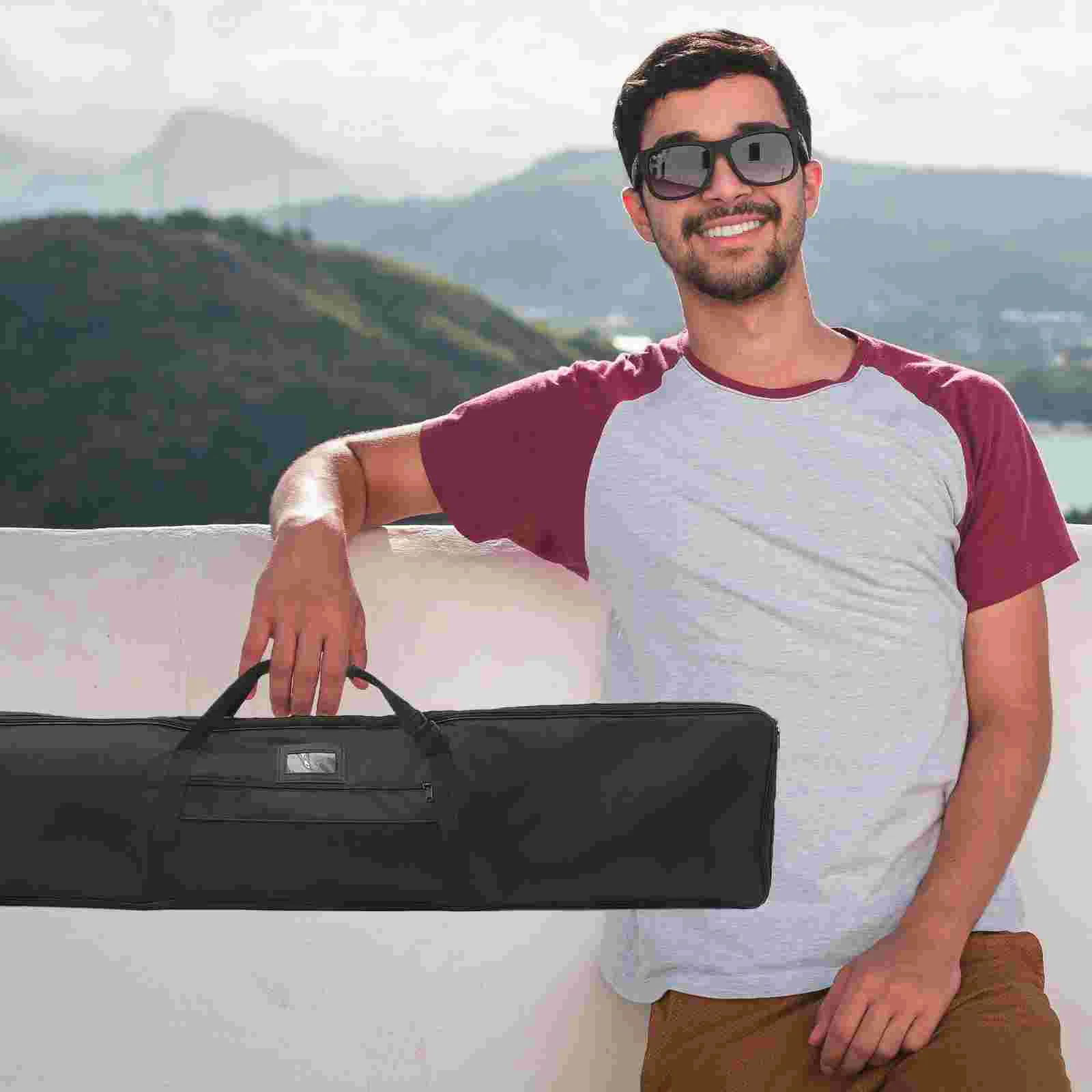 Большая дорожная спортивная сумка 150 см холщовая с изогнутым луком колчан